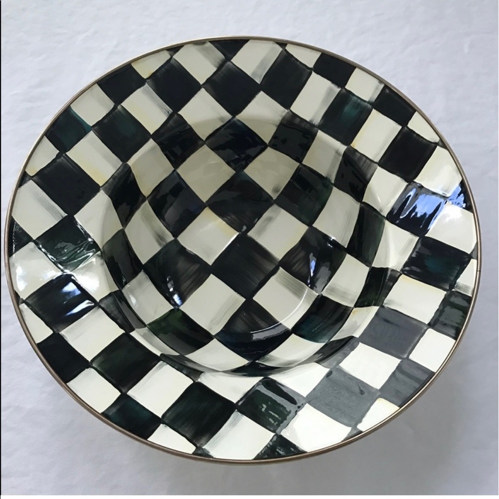 Mac- Kenzie Childs Serving Bowl, Fruit Bowl